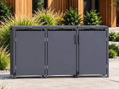 Metalinės šiukšlių konteinerių stoginės | Kiemobazė